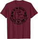 Nando's Gym - Back Only - Ng003 T-Shirt - T-Shirt | Maroon