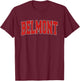 BELMONT CA CALIFORNIA Varsity Style USA Vintage Sports T-Shirt - T-Shirt | Maroon