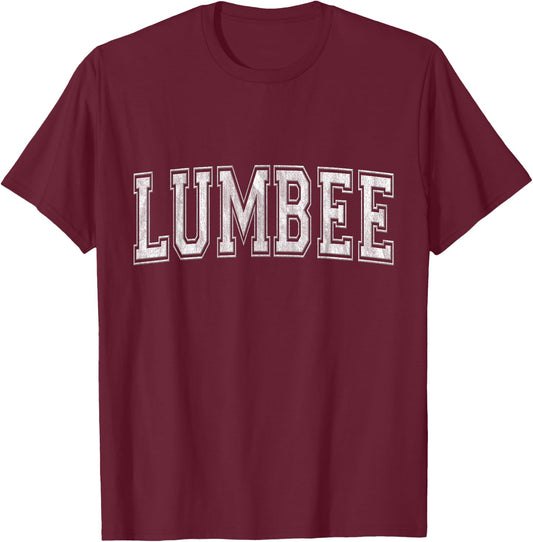 Lumbee - Lumbee Varsity - Lumbee Tribe T-Shirt - T-Shirt | Maroon