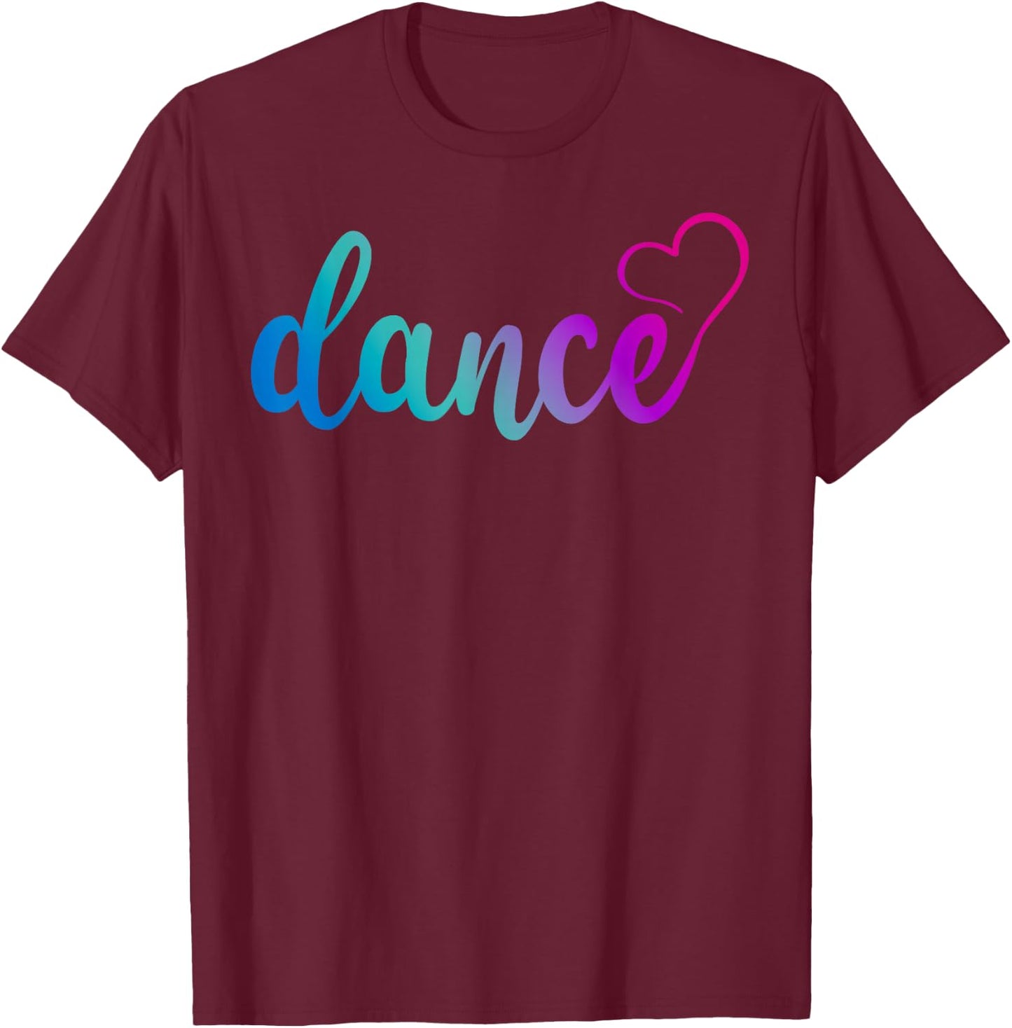Cute Love Dance Stylish Dancer Dance Lover Dancing T-Shirt - T-Shirt | Maroon