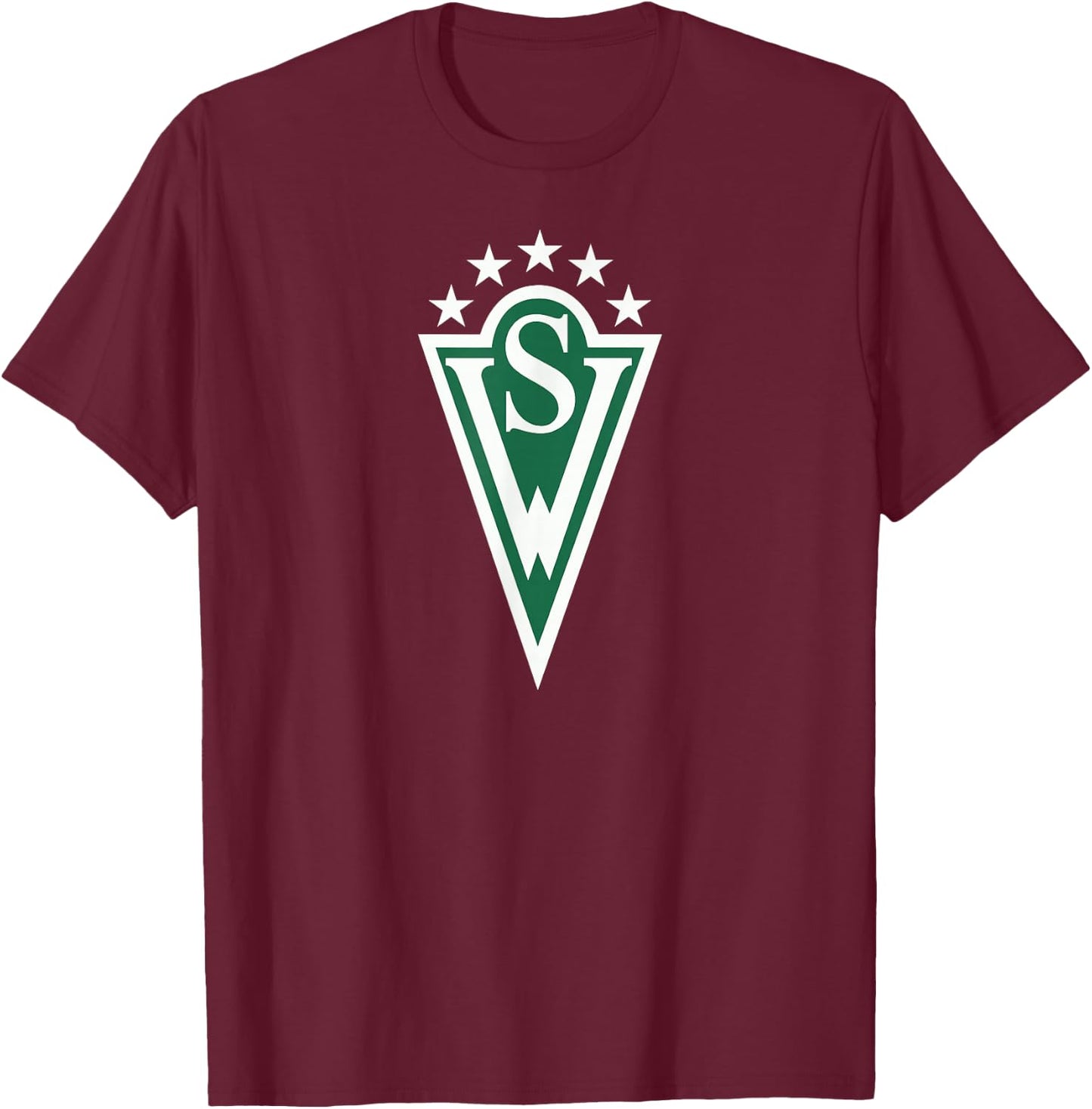 Santiago Wanderers Valparaíso Chile T-Shirt - T-Shirt | Maroon