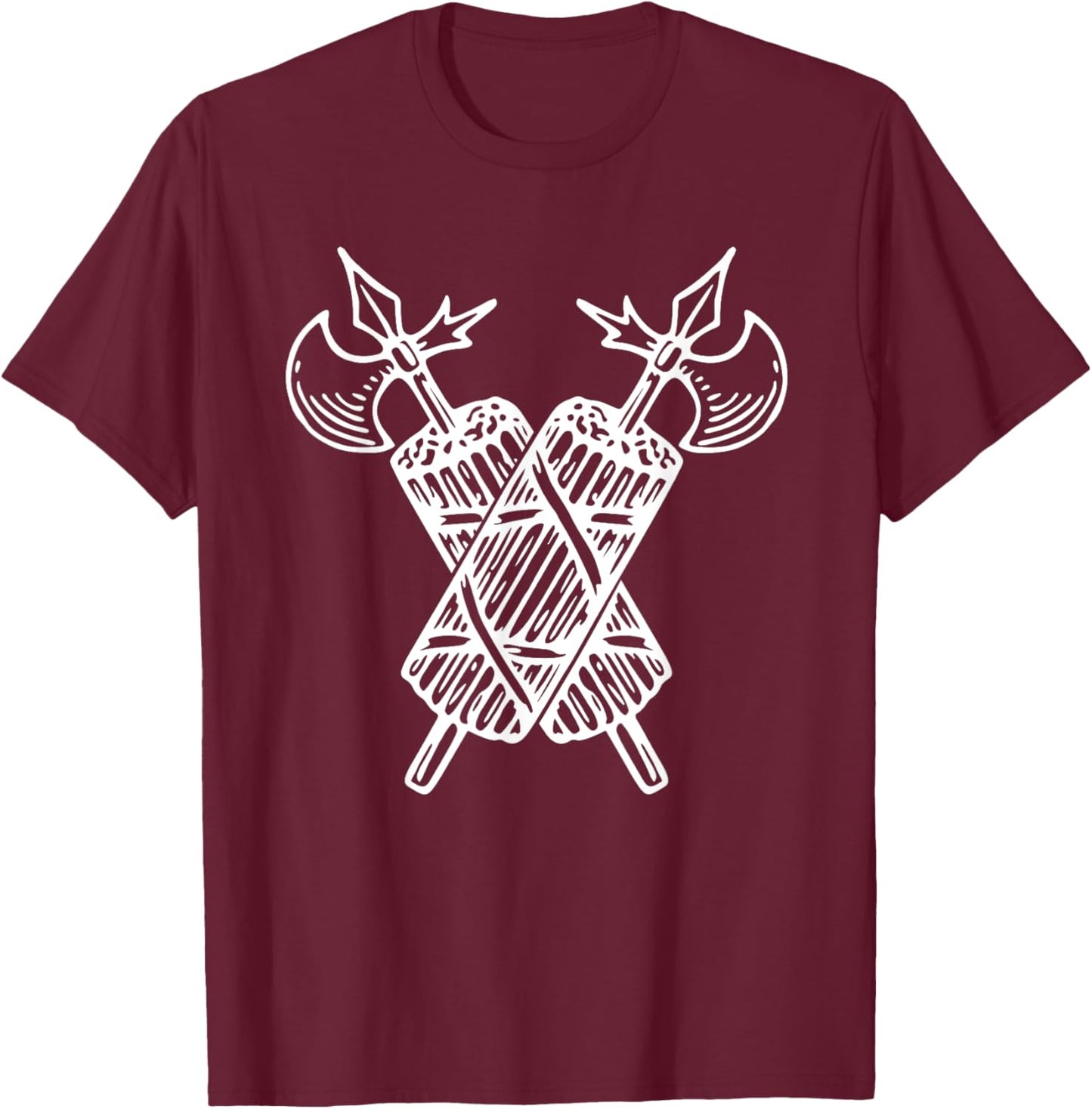 Fasces Symbol Of Roman Authority T-Shirt - T-Shirt | Maroon