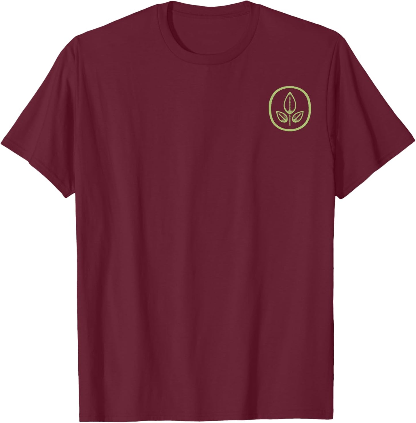 Disney Pixar WALL-E The Future Is Green Eco Friendly Logo T-Shirt - T-Shirt | Maroon