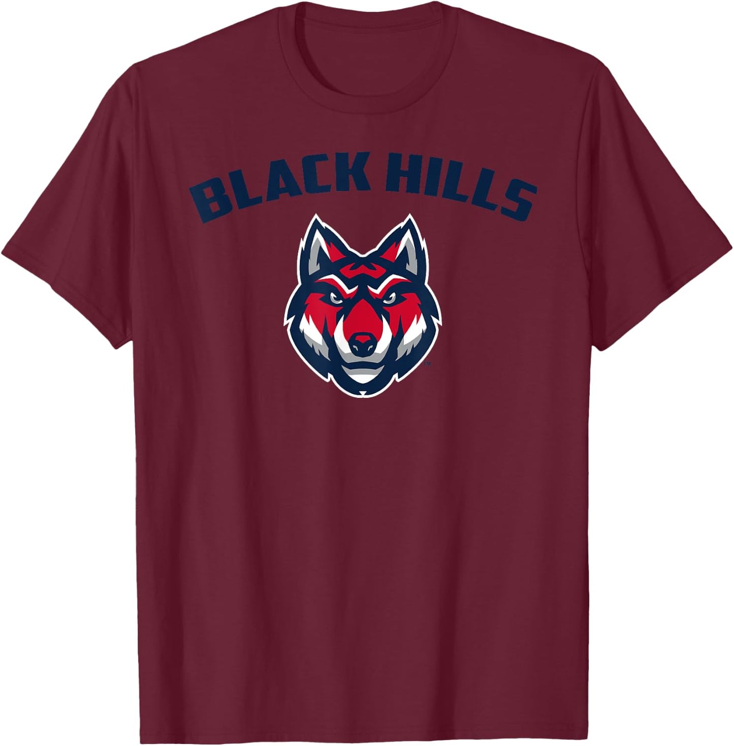 Black Hills High School Wolves T-Shirt - T-Shirt | Maroon