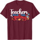 Space Lover Teacher Life Back To School Space Rocket T-Shirt - T-Shirt | Maroon