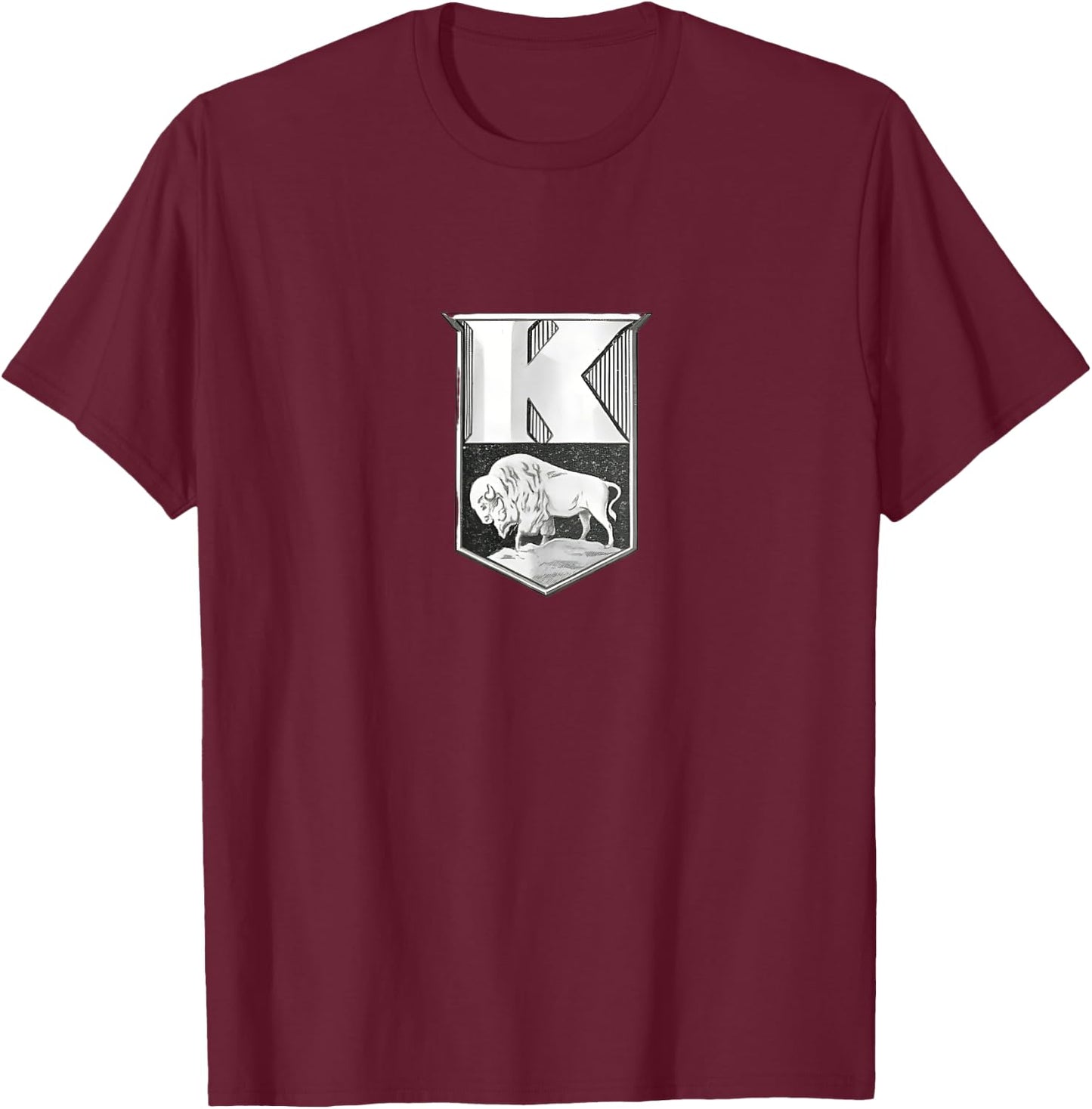 Kaiser Logo Cars Vintage Design T-Shirt - T-Shirt | Maroon