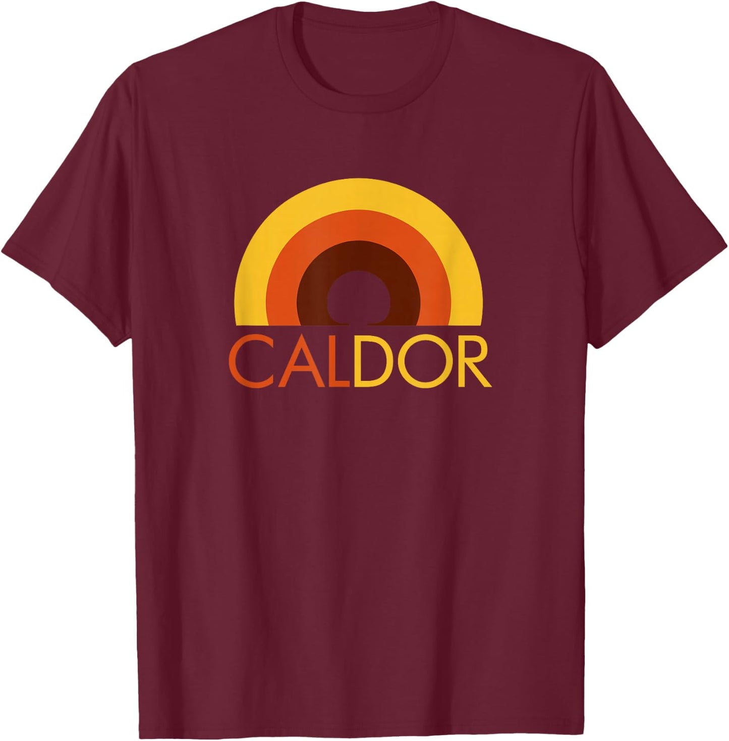 CALDOR - Where Shopping is Always A Pleasure T-Shirt - T-Shirt | Maroon