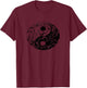 Yin Yang Qi Gong yoga Tai Chi T-Shirt - T-Shirt | Maroon