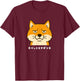 Tibetan Snagifrex Tibetan Fox Fellow Face Dead Eyes Animal Illustration T-Shirt - T-Shirt | Maroon