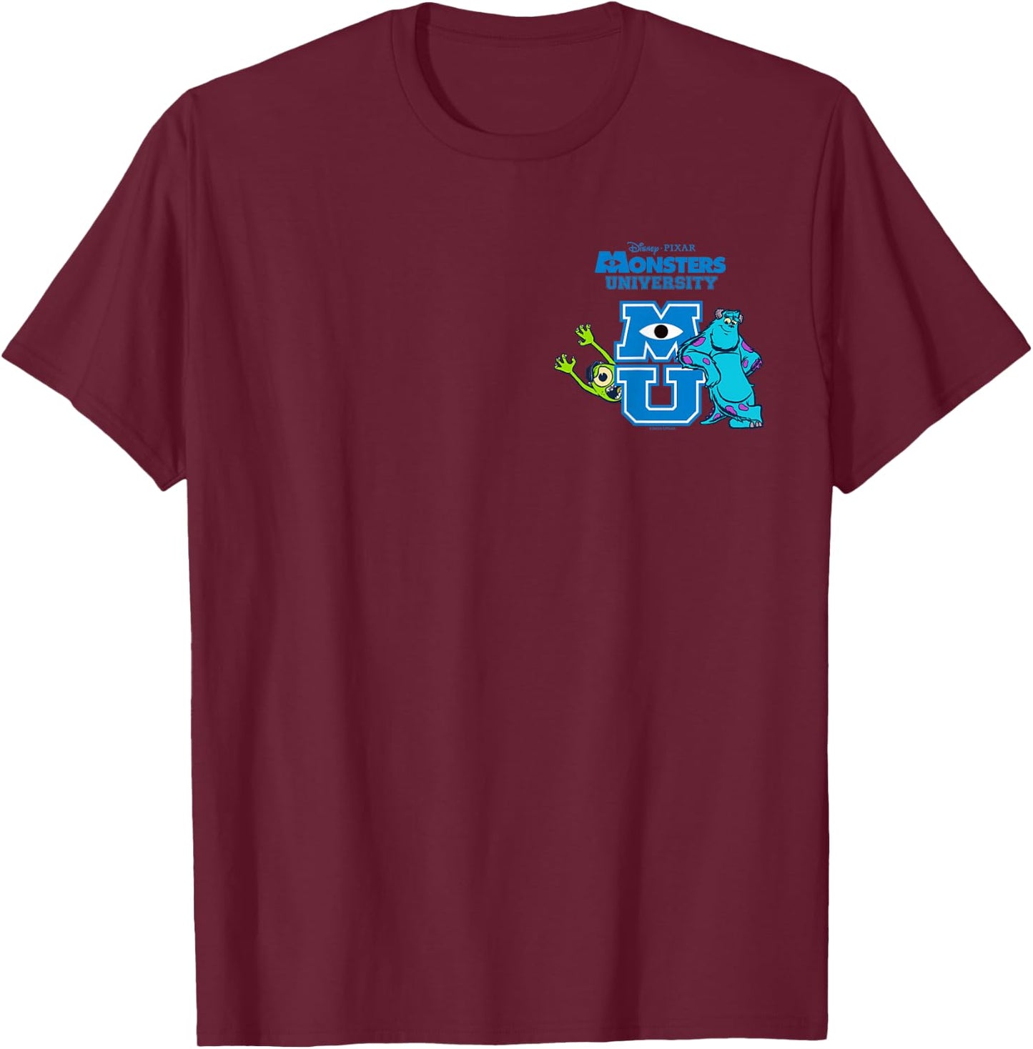 Disney and Pixar's Monsters University Collegiate 2-Sided T-Shirt - T-Shirt | Maroon