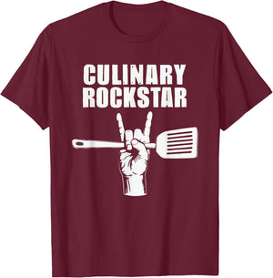 Funny Culinary Chef Cooking Cook Chef Culinary Kitchen T-Shirt - T-Shirt | Maroon