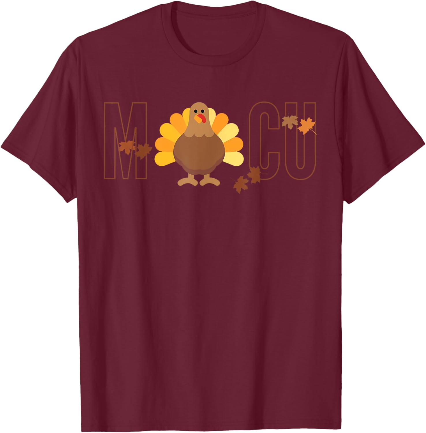 MICU Nurse Fall Turkey Medical Thanksgiving Hospital Party T-Shirt - T-Shirt | Maroon