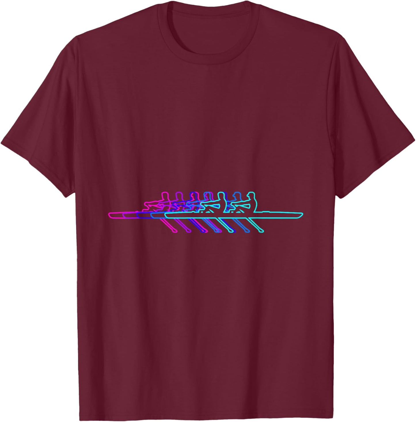Rowing Rower Gift Clothes For Boys Youth Men Kids Teens T-Shirt - T-Shirt | Maroon