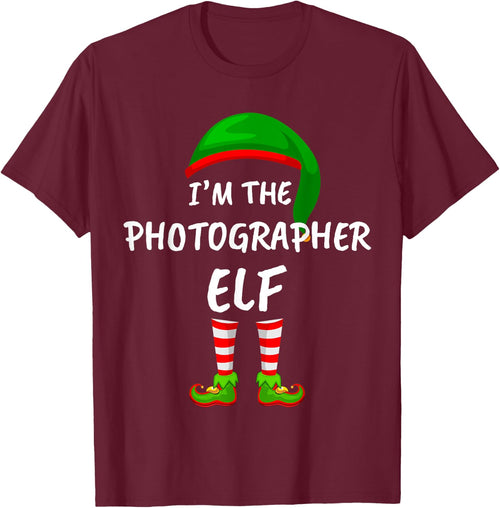 Matching Family I'm The Photographer Elf Christmas