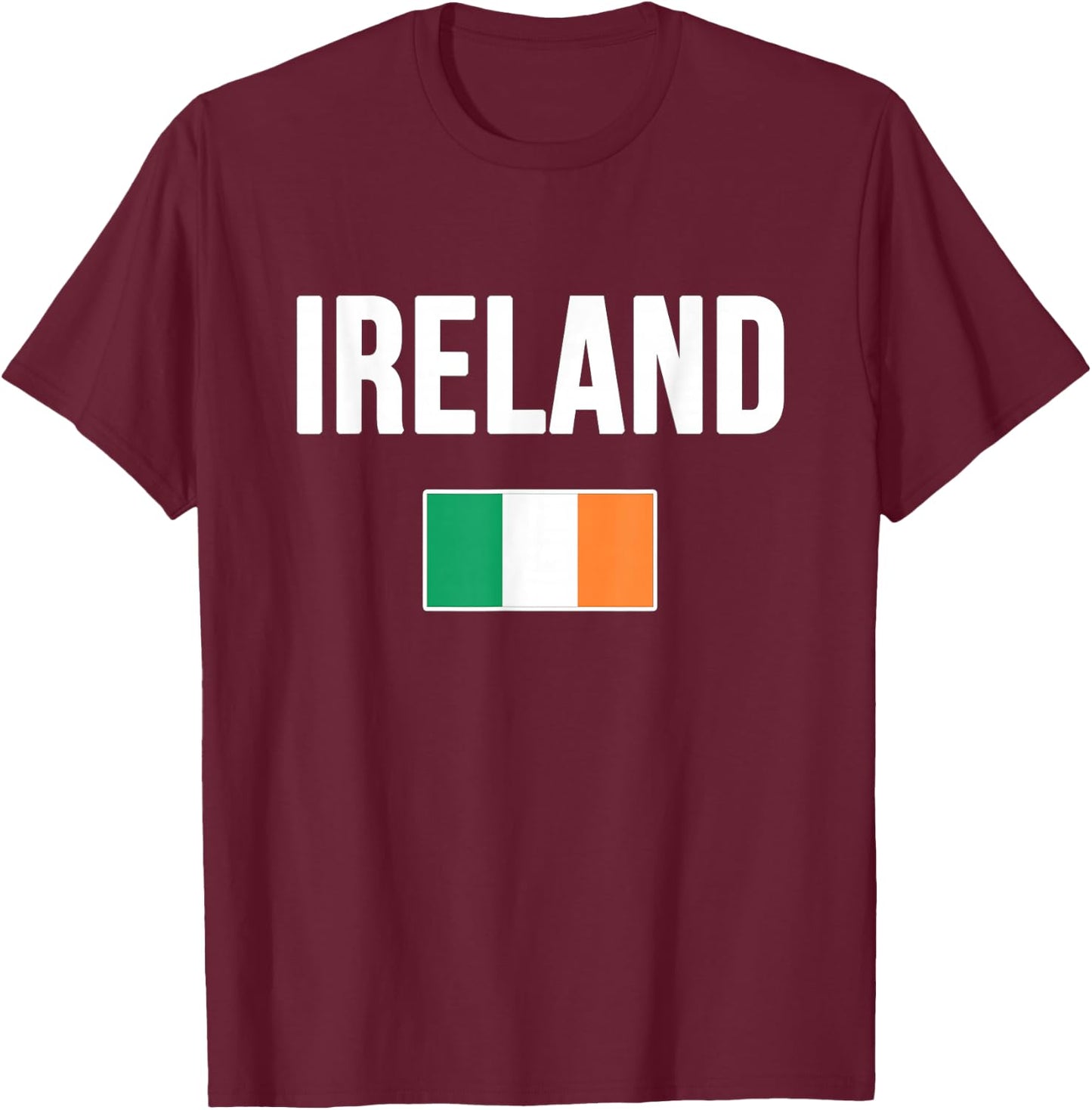Ireland Irish Flag Souvenir T-Shirt - T-Shirt | Maroon
