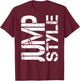 JUMPSTYLE. I love Techno music. Techno raver and electronic T-Shirt - T-Shirt | Maroon