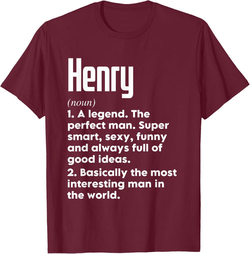Henry Name Definition Funny Meaning Personalized