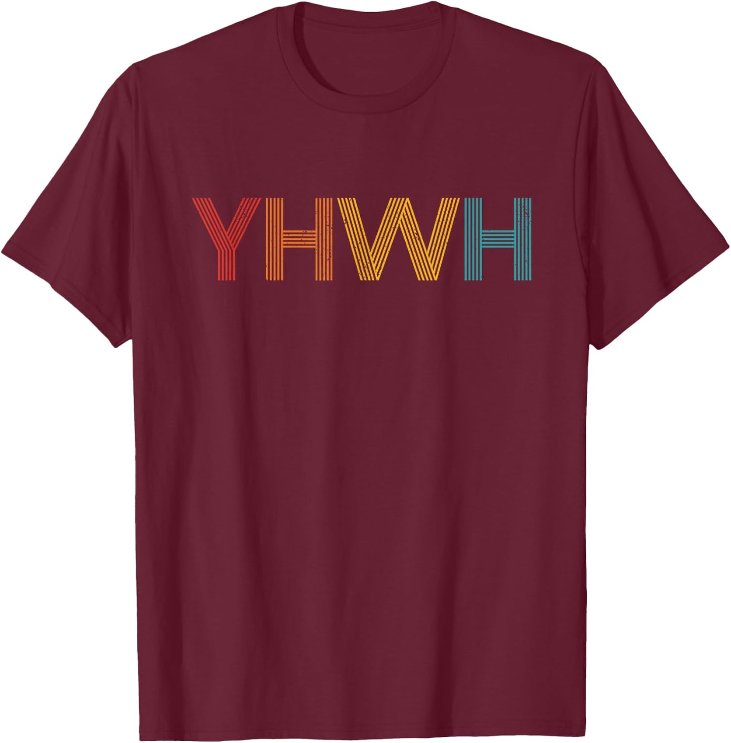 YHWH God Yahweh T-Shirt - T-Shirt | Maroon