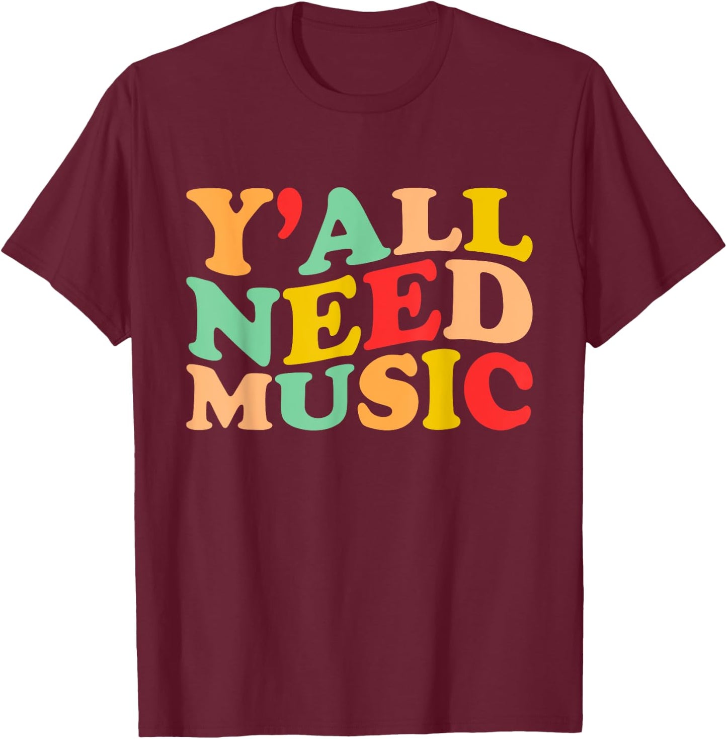Music Teacher Music Lover Musical Instrument Musician T-Shirt - T-Shirt | Maroon