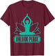Unlock Peace Meditation T-Shirt - T-Shirt | Maroon