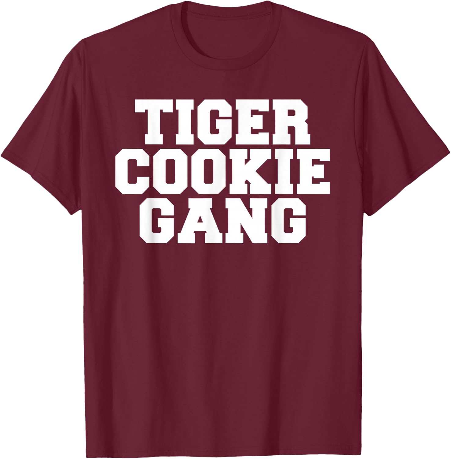 Tiger Cookie Gang Tahlequah Orange T-Shirt - T-Shirt | Maroon