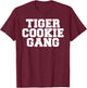 Tiger Cookie Gang Tahlequah Orange T-Shirt - T-Shirt | Maroon