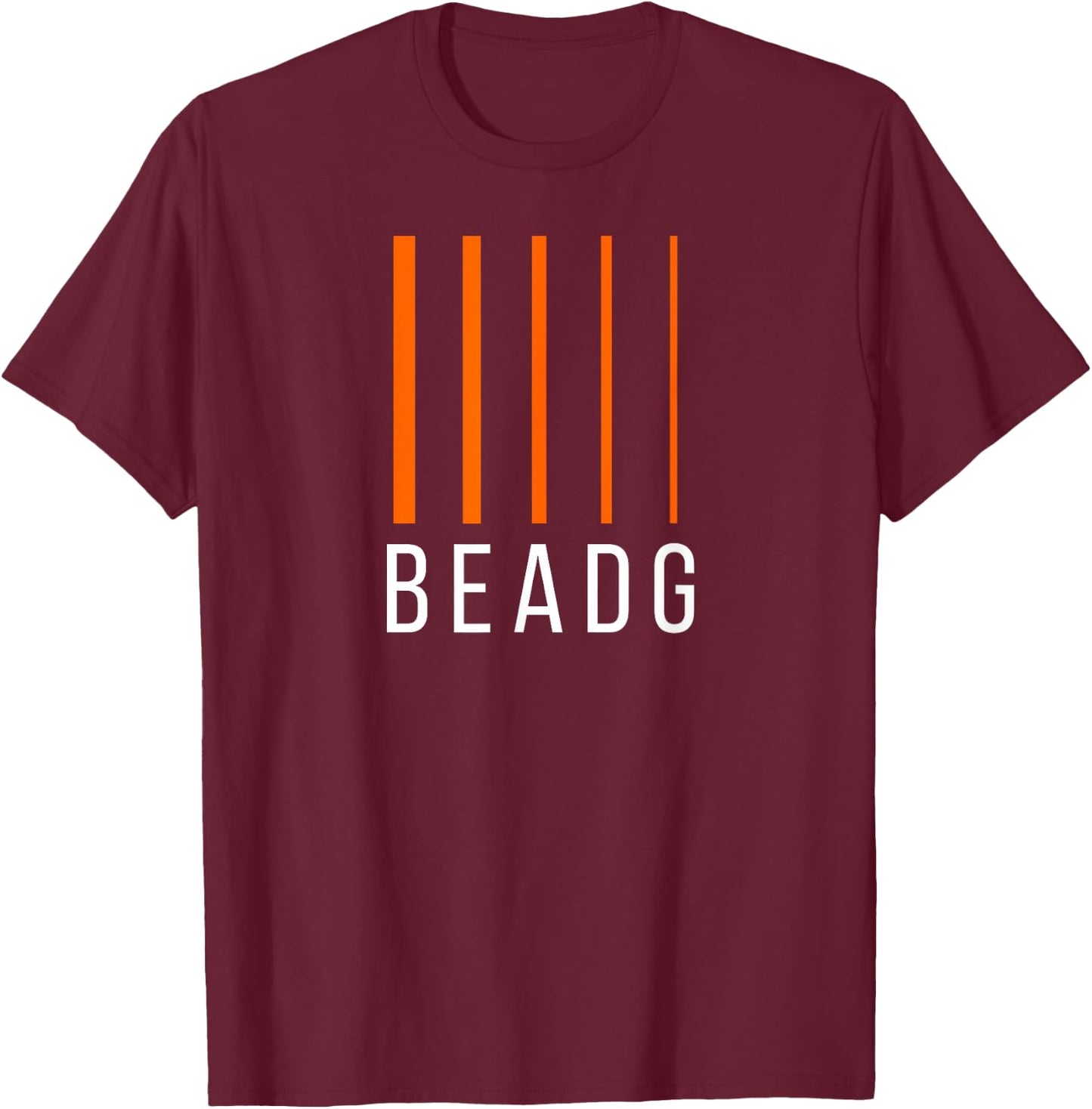 BEADG 5 String Bass Guitar - Bassist Bass Player T-Shirt - T-Shirt | Maroon
