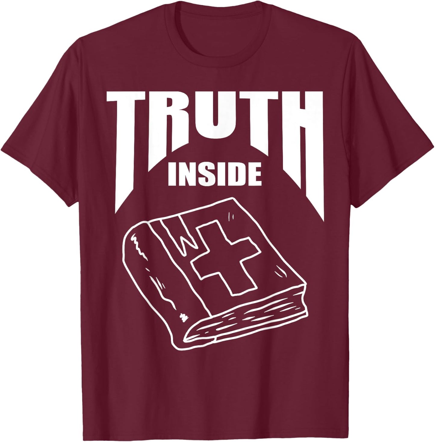 Bible God Jesus Christ Faith Christian T-Shirt - T-Shirt | Maroon