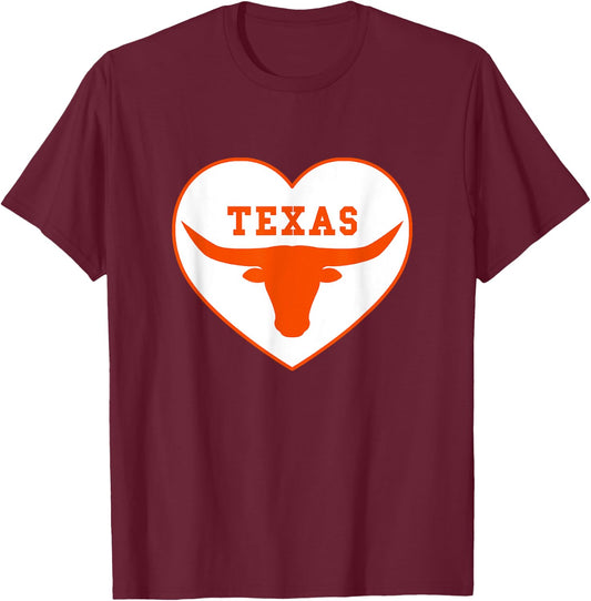 TEXAS - Throwback Design - Classic T-Shirt - T-Shirt | Maroon
