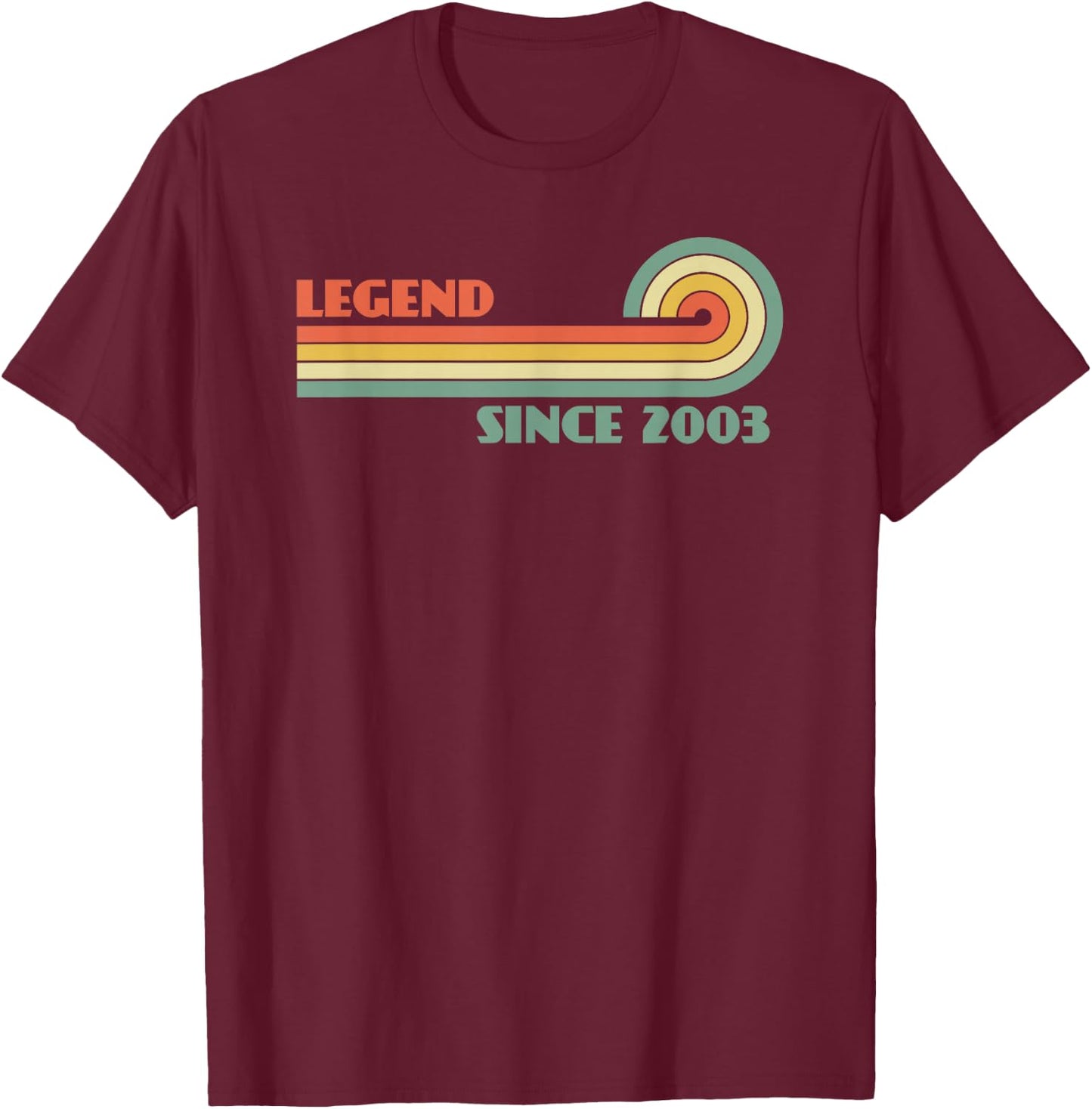 Legend Since 2003 T-Shirt - T-Shirt | Maroon