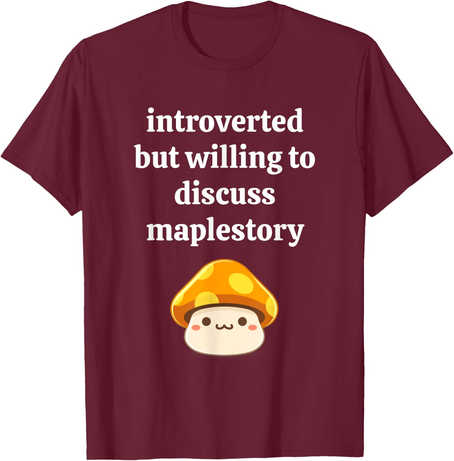 MapleStory Reboot Shadower Nostalgia Server Nodes Training T-Shirt - T-Shirt | Maroon