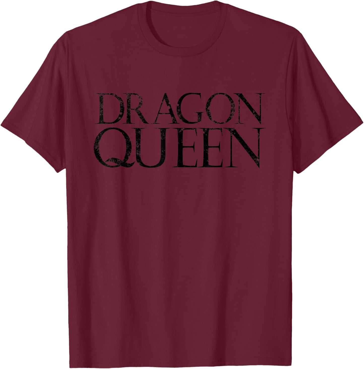 Dragon Queen Dragon Girls Flying Dragon Women's Dragon T-Shirt - T-Shirt | Maroon