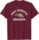 Oral Roberts University ORU Golden Eagles Arched Grandpa T-Shirt - T-Shirt | Maroon