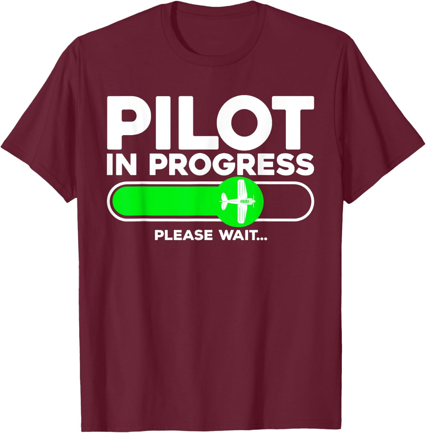 Pilot Art Men Women Airline Future Pilot Aviation Airplane T-Shirt - T-Shirt | Maroon