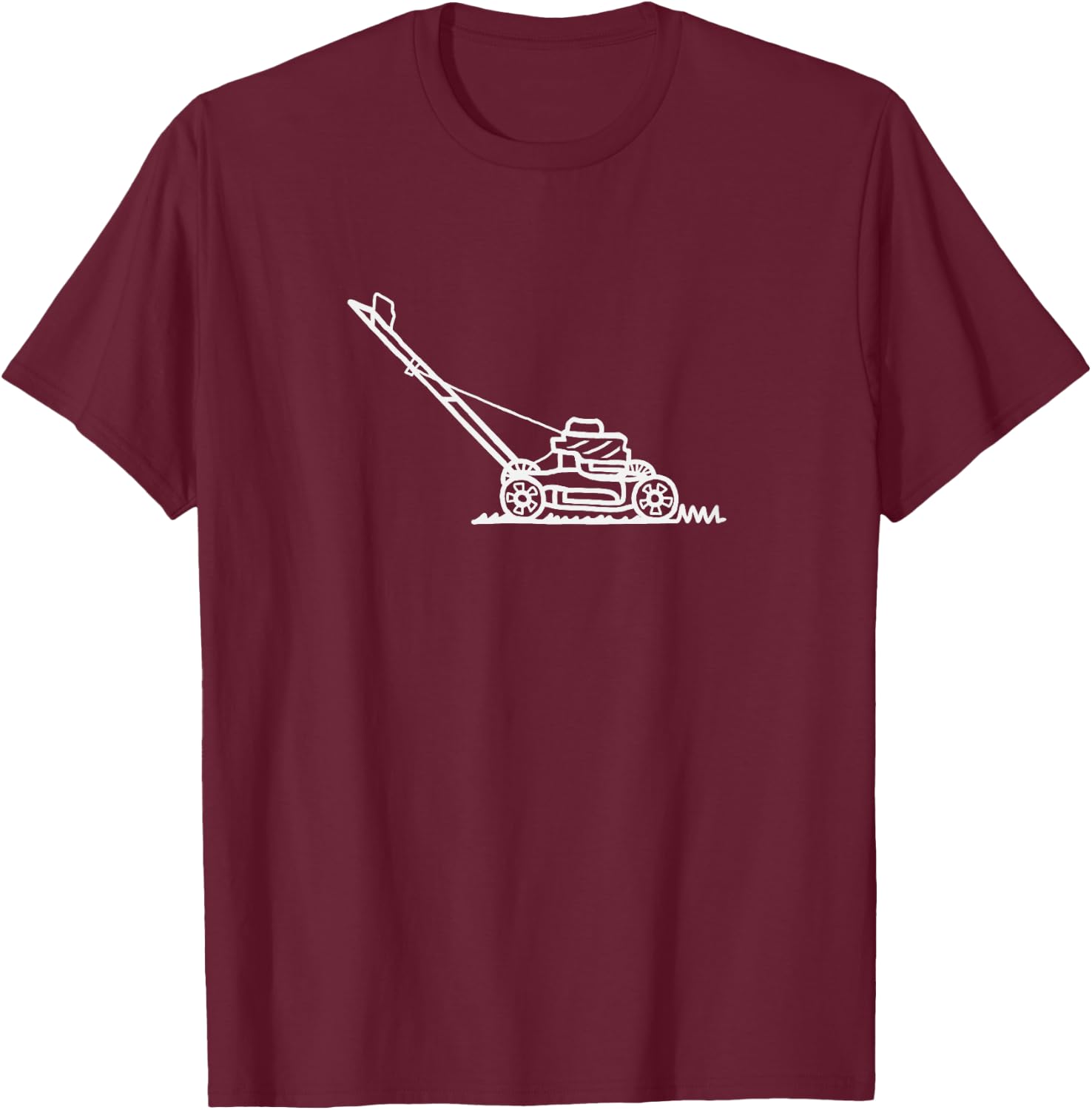 Kids Lawnmower T-Shirt - T-Shirt | Maroon