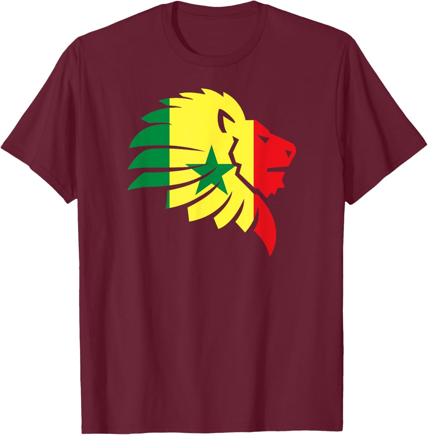 Senegal T-Shirt - T-Shirt | Maroon