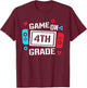 Game On 4th Grade Boys Kids Fourth Grade Back To School T-Shirt - T-Shirt | Maroon