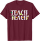 Teacher Cute Frogs Back To School Teach School Student Men Women Girls Kids T-Shirt - T-Shirt | Maroon