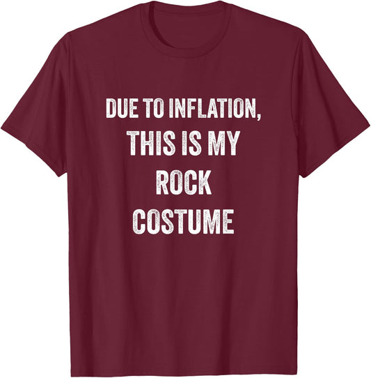 Rock Halloween Costume T-Shirt - T-Shirt | Maroon