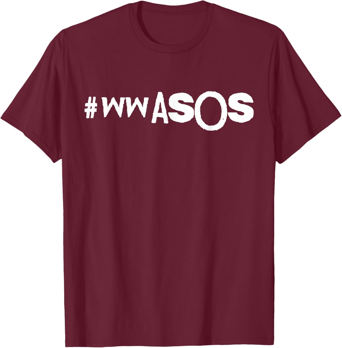 #WWASOS, Animal Rescue T-Shirt - T-Shirt | Maroon