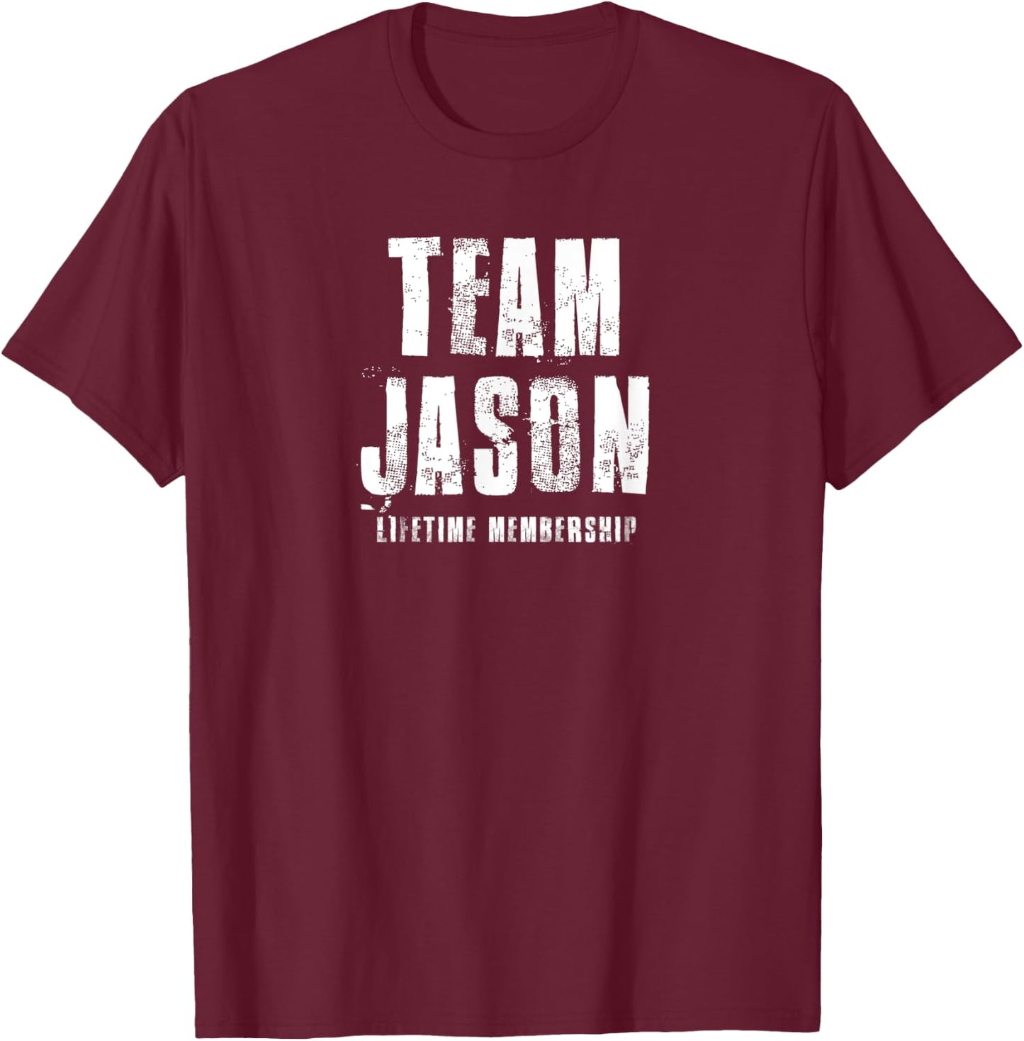 Team Jason Motivational inspirational Proud Family T-Shirt - T-Shirt | Maroon