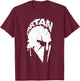 Spartan Warrior Soldier Gym Bodybuilding Sport Design T-Shirt - T-Shirt | Maroon