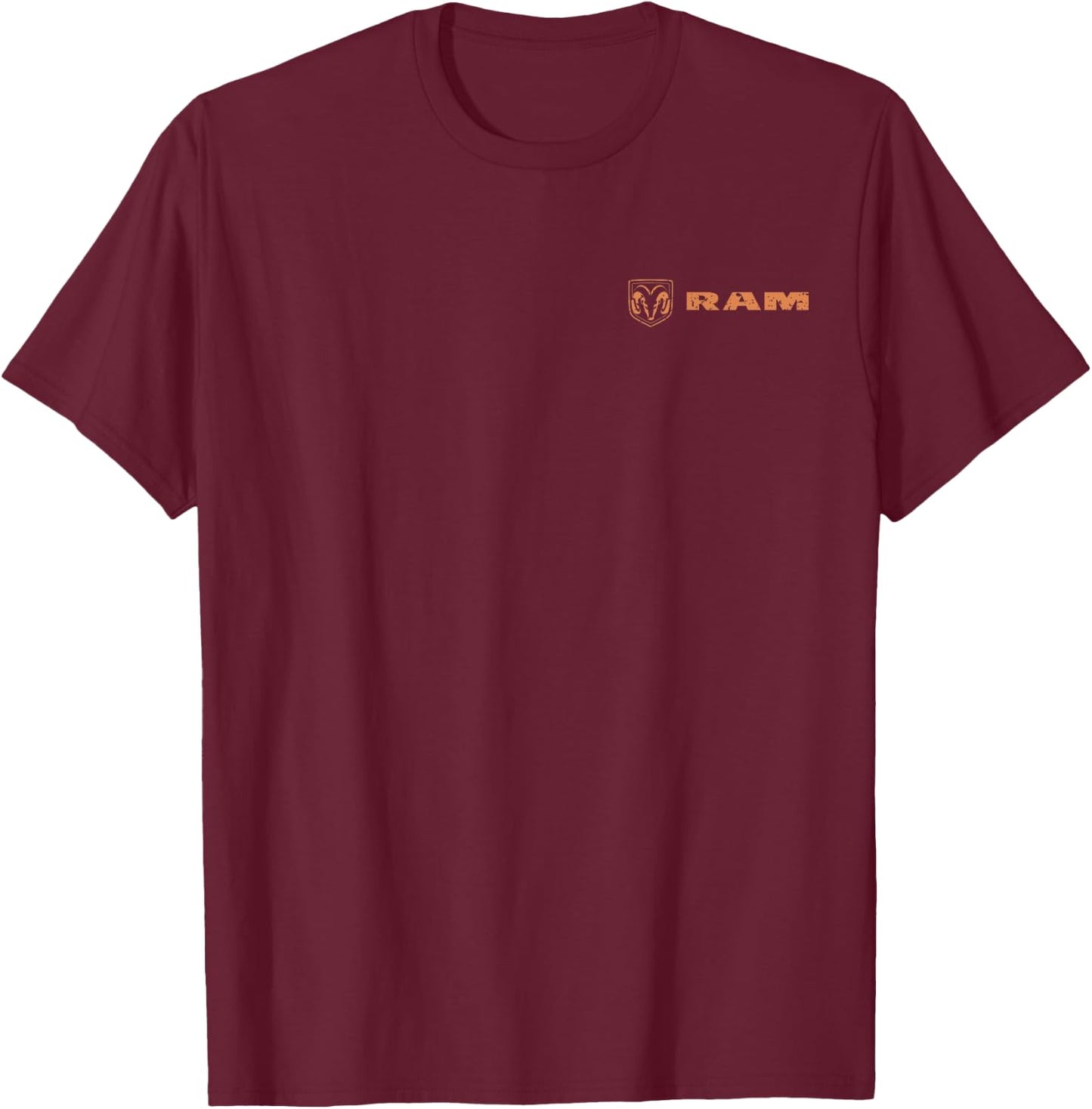 RAM Trucks All-American Throwback - Dark Print (Front/Back) T-Shirt - T-Shirt | Maroon