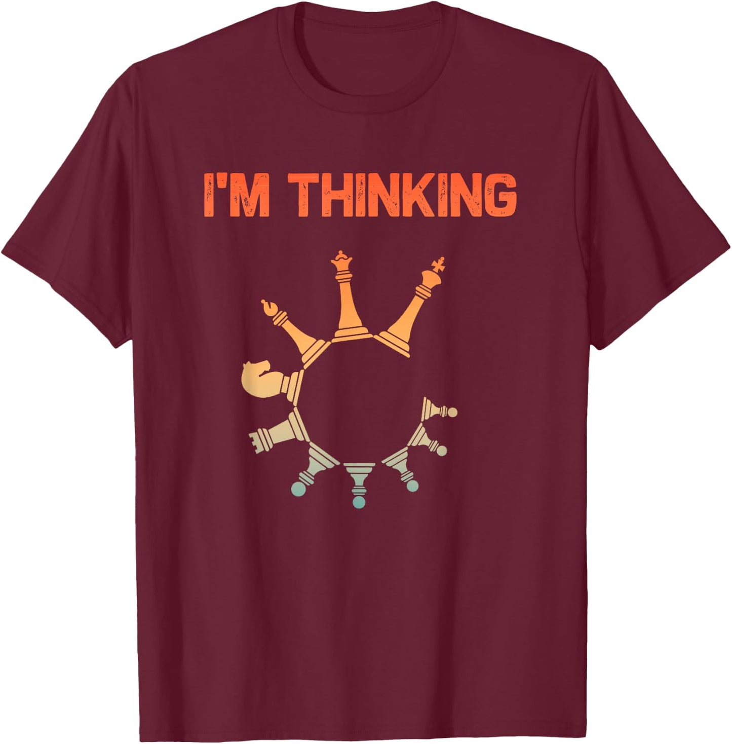 Chess Art Women Boys Girls Chess Player Chess Lover T-Shirt - T-Shirt | Maroon