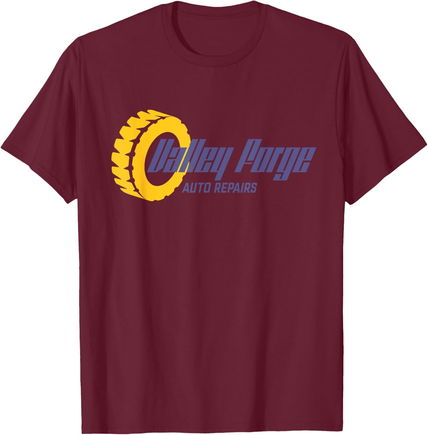 Valley Forge Automotive T-Shirt - T-Shirt | Maroon
