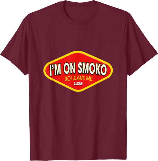 I'm On Smoko The Chats Straya Party Funny Australia T-Shirt - T-Shirt | Maroon