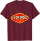 I'm On Smoko The Chats Straya Party Funny Australia T-Shirt - T-Shirt | Maroon