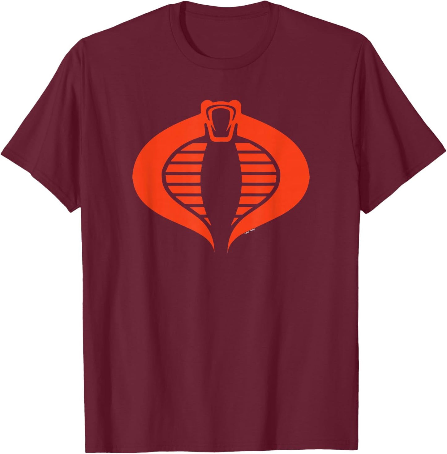 G.I. Joe A Real American Hero Cobra Command Logo T-Shirt - T-Shirt | Maroon
