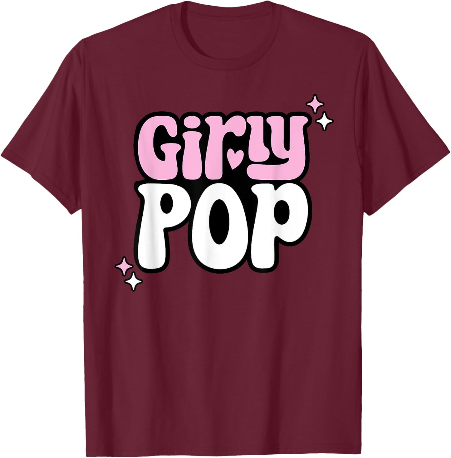 Girly Pop, Trendy Slaying Queen T-Shirt - T-Shirt | Maroon