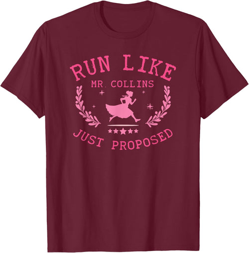 Fun Austen Run Like Mr. Collins Just Proposed Design